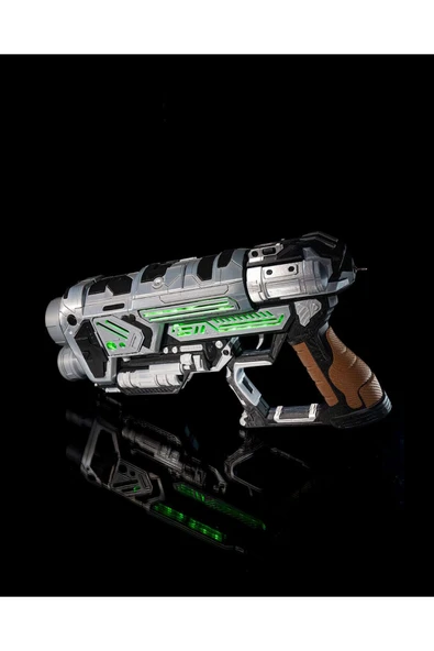 TuransoyCraft Space Warriors Işıklı Uzay Silahı Siber Tabanca 15CM ürün görseli 1