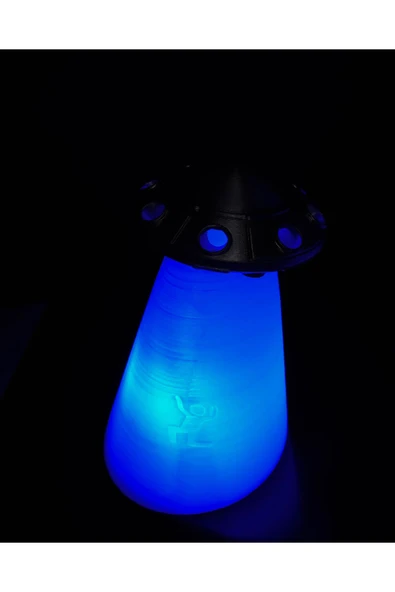 TuransoyCraft Uzaylı UFO Masa Lambası 20 cm Dev Boy - Resim 2