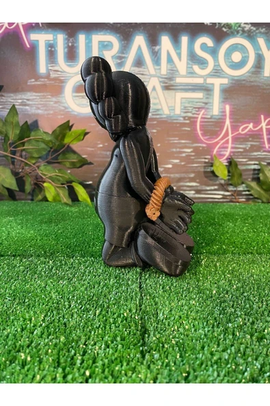 TuransoyCraft Kaws Hostages Boyalı Figür 20 CM BOY - Resim 7