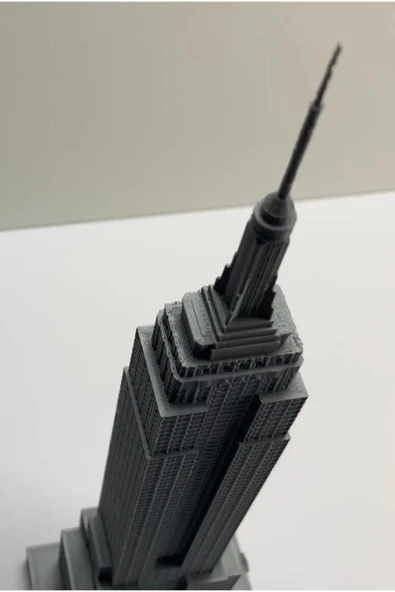 TuransoyCraft Empire State Binası Biblo 20 Cm - Resim 4