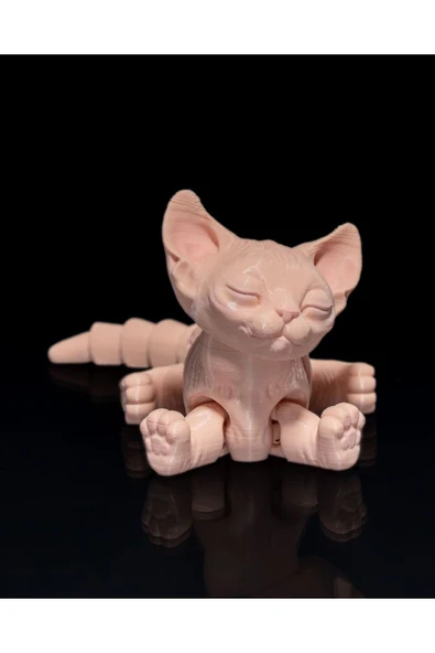 TuransoyCraft Sphynx Hareketli Kedi Figürü - Resim 5