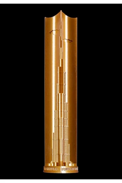 TuransoyCraft Burj Khalifa Elegante Biblo - Resim 3
