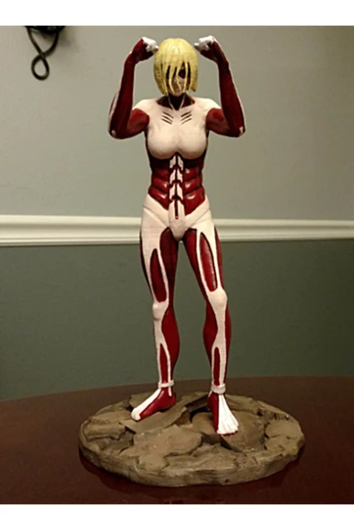 TuransoyCraft Attack On Titan Dişi Dev Boyalı Figür 25 Cm ürün görseli 1