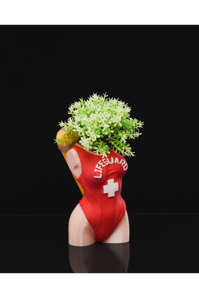 TuransoyCraft Cankurtaran Vücut Vazosu - Kadın 15 Cm ürün görseli 1