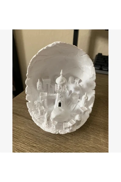 TuransoyCraft Ay Şehri Dekoratif Biblo ürün görseli 1