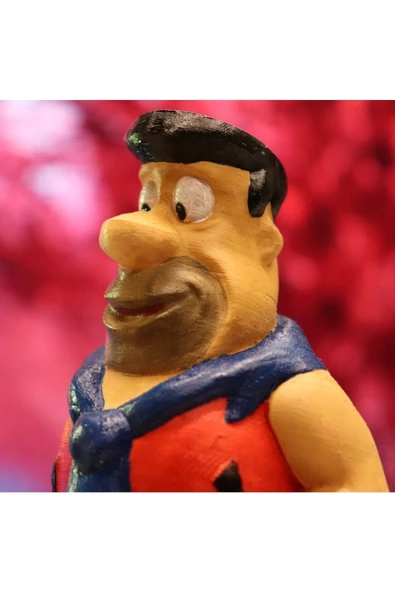 TuransoyCraft Fred Çakmaktaş The Flintstones Figür 15 cm ürün görseli 1