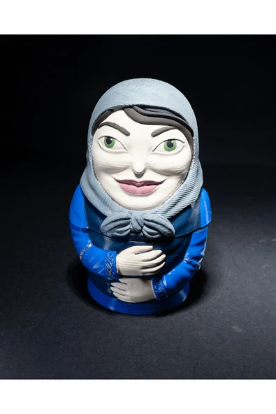 TuransoyCraft Creepyoshkas Boyalı Figür 10 CM ürün görseli 1