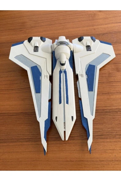 TuransoyCraft Mandalorian Uzay Gemisi Kom'rk Maket Spaceship Star Wars 25 CM BOY (BÜYÜK BOY) ürün görseli 1