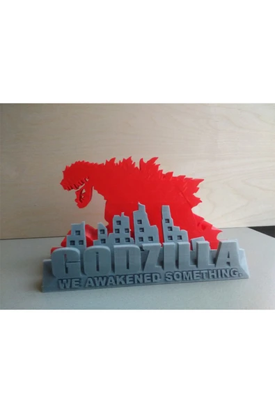 TuransoyCraft Godzilla Kartlık Godzilla Kartvizitlik Masaüstü Dekoratif Obje ürün görseli 1