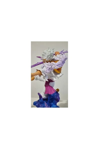 Plasteel Monkey D. Luffy / Nika/ Gear 5/one Piece/figür - Resim 6