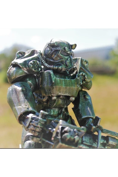 TuransoyCraft Fallout T60 Boyalı Figür 26 Cm (dev Boy) - Resim 3
