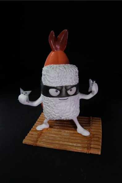 TuransoyCraft Japon Ninja Suşi Karakter Tunatello Makilangelo Masaüstü Dekoratif Figür ürün görseli 1