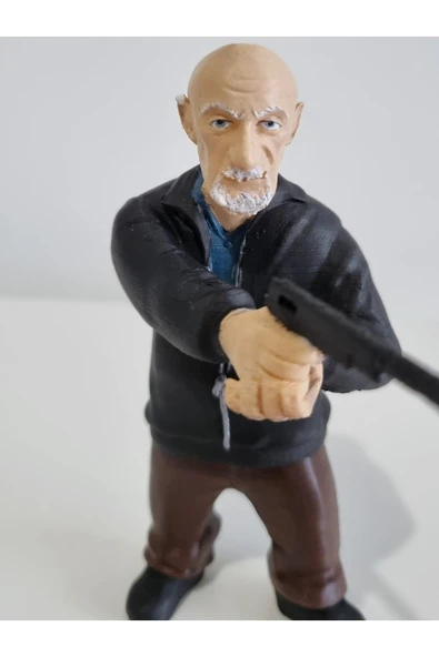 Plasteel Mike Ehrmantraut / Breaking Bad / Better Call Saul / Figür - Resim 5