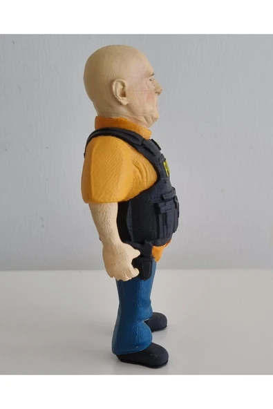 Plasteel Hank Schrader/ Breaking Bad / Figür - Resim 5