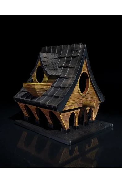 TuransoyCraft Antik Modern Lüx Kuş Evi Kuş Yuvası ürün görseli 1