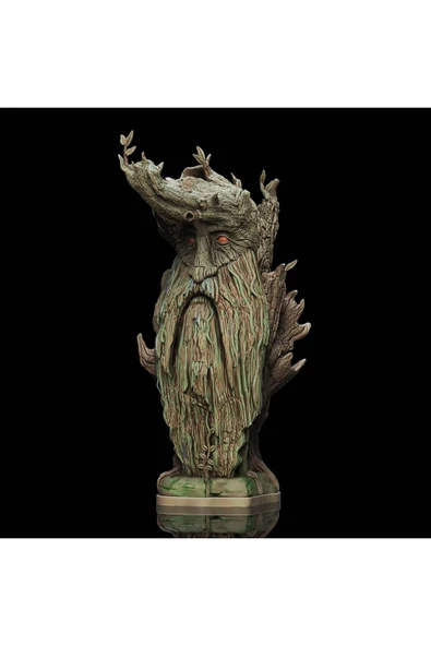 TuransoyCraft Treebeard Ağaçsakal Yüzüklerin Efendisi Lotr Boyalı Büst Figür 15 Cm ürün görseli 1