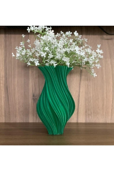TuransoyCraft Waves Dekoratif Modern Vazo ürün görseli 1