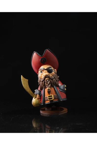 TuransoyCraft Kral Şakir Korsanlar Diyarı Korsan Captain Goldensword Hareketli Oyuncak ürün görseli 1