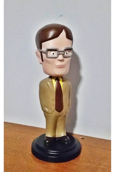 TuransoyCraft Dwight Bobblehead The Office Boyalı Figür 15 CM ürün görseli 1