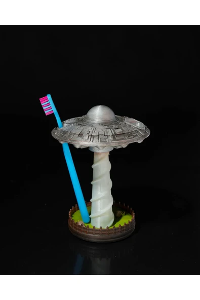 TuransoyCraft UFO Diş Fırçası Tutucu ürün görseli 1