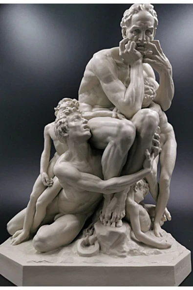 TuransoyCraft Ugolino Ve Oğulları Biblo 15 Cm ürün görseli 1