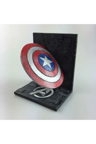 TuransoyCraft Captain America Kalkanı Dekoratif Biblo 15 Cm ürün görseli 1