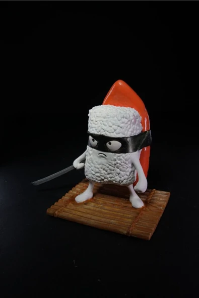 TuransoyCraft Japon Ninja Suşi Karakter Nigirinja Masaüstü Dekoratif Figür ürün görseli 1