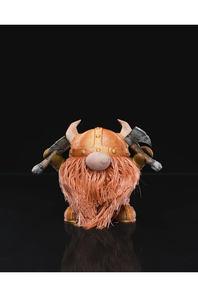 TuransoyCraft Vikingler Cüce Horn Helm Trio Haldor Boynuzmiğfer Üçlüsü Figür ürün görseli 1