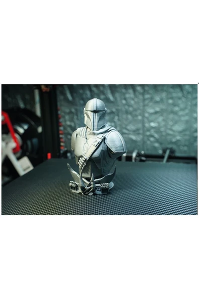 TuransoyCraft The Mandalorian Solo Büst 10cm ürün görseli 1