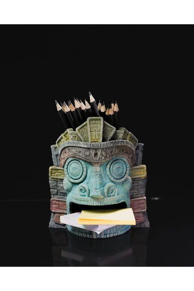 TuransoyCraft Totem of Strength Masa Düzenleyici Kalemlik 15 Cm ürün görseli 1
