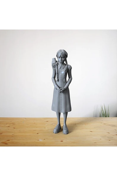 TuransoyCraft Wednesday Addams Ailesi Figür 20 cm ürün görseli 1