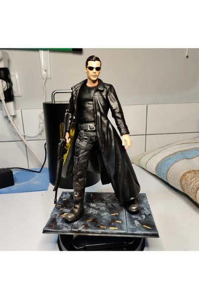 TuransoyCraft The Matrix Neo Boyalı Figür 25 cm Dev Boy ürün görseli 1