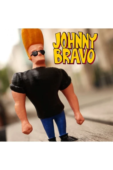 TuransoyCraft Johnny Bravo Figür 20cm - Resim 2