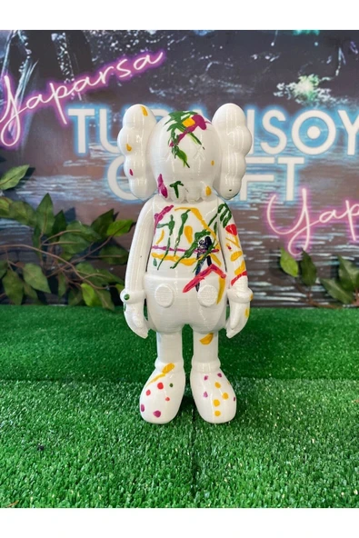 TuransoyCraft Kaws Thinking Boyalı Figür 23 CM BOY ürün görseli 1