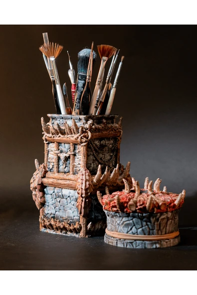 TuransoyCraft Yüzüklerin Efendisi Ork Lord Of Rings Ork Kalemlik Orta Dünya Masaüstü Düzenleyici ürün görseli 1