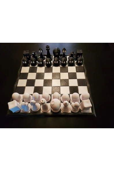 TuransoyCraft Cadılar Bayramı Hayalet Casper Satranç Takımı Taşları ürün görseli 1