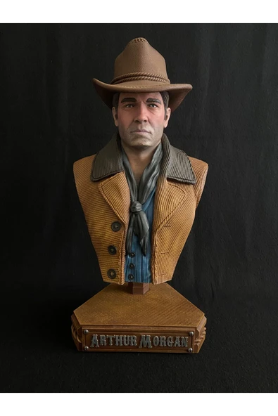 TuransoyCraft Arthur Morgan Red Dead Redemption Figür RDR2 Arthur Morgan Büst 30CM Büyük Boy ürün görseli 1