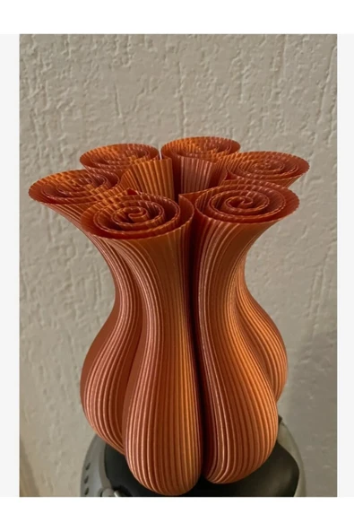 TuransoyCraft Coil Dekoratif Vazo - Resim 3