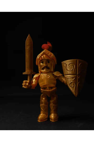 TuransoyCraft Truva Şovalye Masaüstü Dekoratif Obje Dekoratif Figür ürün görseli 1