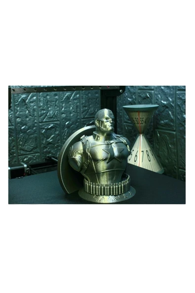 TuransoyCraft Captain America 10 cm Büst - Resim 7