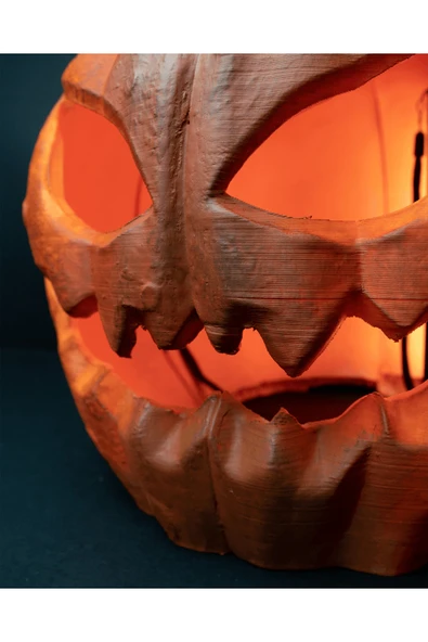 TuransoyCraft Halloween Balkabağı Kaskı - Resim 4