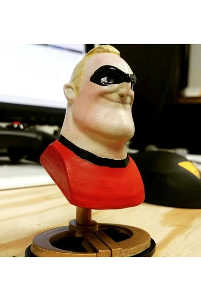 TuransoyCraft Mr. Incredible ( Inanılmaz Aile 2 ) Boyalı Figür 10 Cm ürün görseli 1