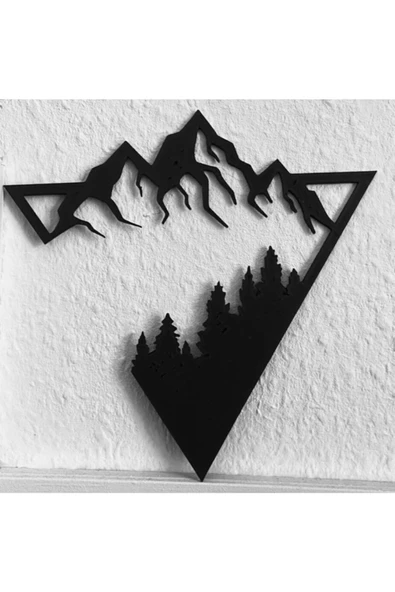 TuransoyCraft Everest Üçgen Duvar Dekoru 23 Cm ürün görseli 1
