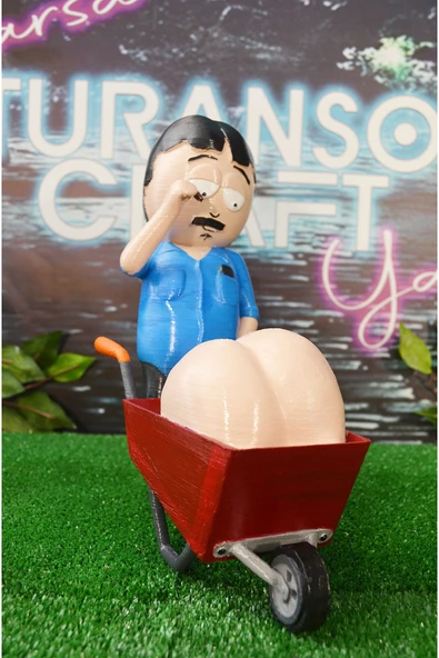 TuransoyCraft Randy Marsh South Park Big Balls Boyalı Figür 27 CM (DEV BOY) ürün görseli 1