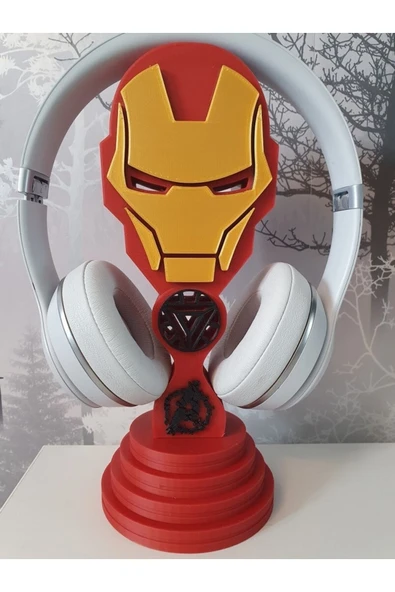 TuransoyCraft Ironman Kulaklık Standı Kulaklık Askısı  uyumlu   / Oyuncu Kulaklık Standı 25 Cm ürün görseli 1