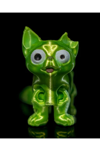 TuransoyCraft Cadılar Bayramı Zombi Kedi Hareketli Oyuncak 13 CM ürün görseli 1