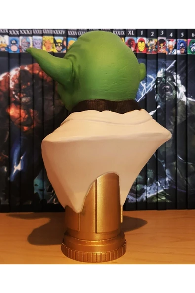 TuransoyCraft Master Yoda Boyalı Büst 25 Cm (dev Boy) - Resim 2