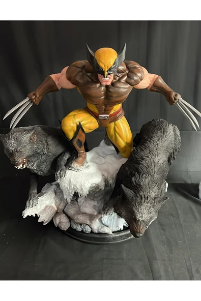TuransoyCraft Marvel Wolverine Figür Wolverine Logan X-Men Büyük Boy 25CM ürün görseli 1