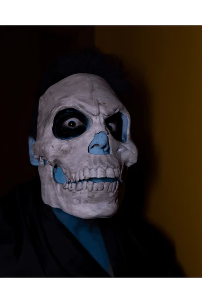 TuransoyCraft Skeleton Hareketli Yüz Maskesi - Resim 2
