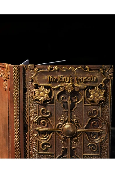 TuransoyCraft Ortaçağ Krallıkları Motifli İsme Özel Defter Kabı Defter Koruyucu İsme Özel Defter Kabı A4 ürün görseli 1